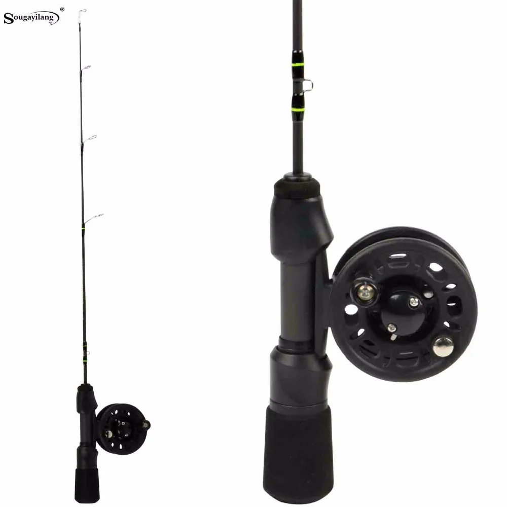 Sougayilang Ice Fishing Rod and Reel Combos Spinning Fishing Pole
