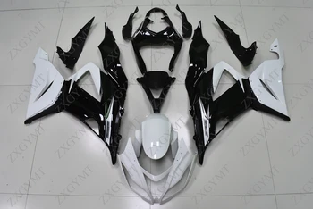 

Fairings for Kawasaki Zx6r 2013 - 2016 Black White Bodywork for Kawasaki Zx6r 15 16 Fairing Kits for Kawasaki Zx6r 2015