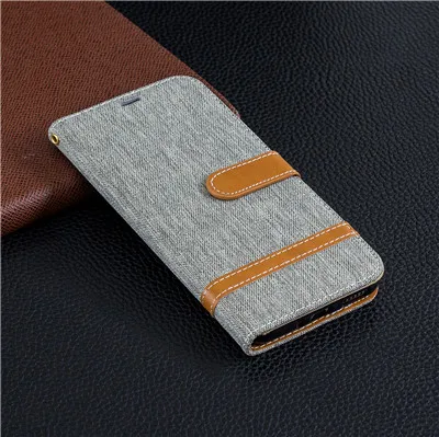 Denim Leather Flip Case For Huawei Y5 Y6 Y9 2018 Y5 2017 Enjoy 8Plus Honor 8C 7X 7C 7A Magnet Card Slot Wallet Cover Case Coque (5)
