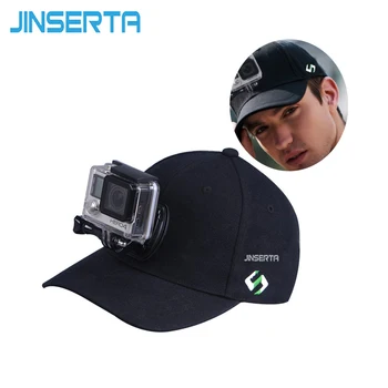 

JINSERTA Peaked Cap Hat for xiaomi yi 4K Travel Cap Sun Visors with Curved Surface Gopro Mount for Gopro SJCAM