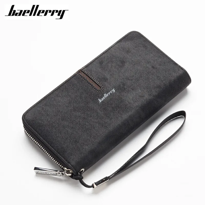 

Baellerry New Arrival Fashion Wallet Men Wallet Men Purse Nubuck Leather Ultrathin Men Handbag Men Billfold Card holders Clutch