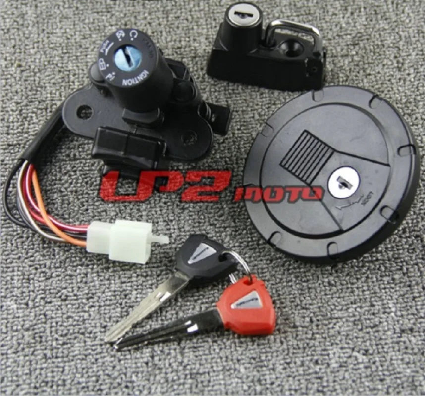Ignition Switch Fuel Gas Cap Helmet Lock for Kawasaki D Tracker KLX125