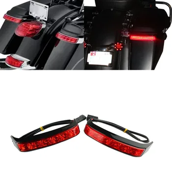 

Motorcycle Saddlebag LED Run Brake Turn Lamp Lights For Harley Electra Glide Ultra Classic Road Glide CVO Limited 2014-2019 2018