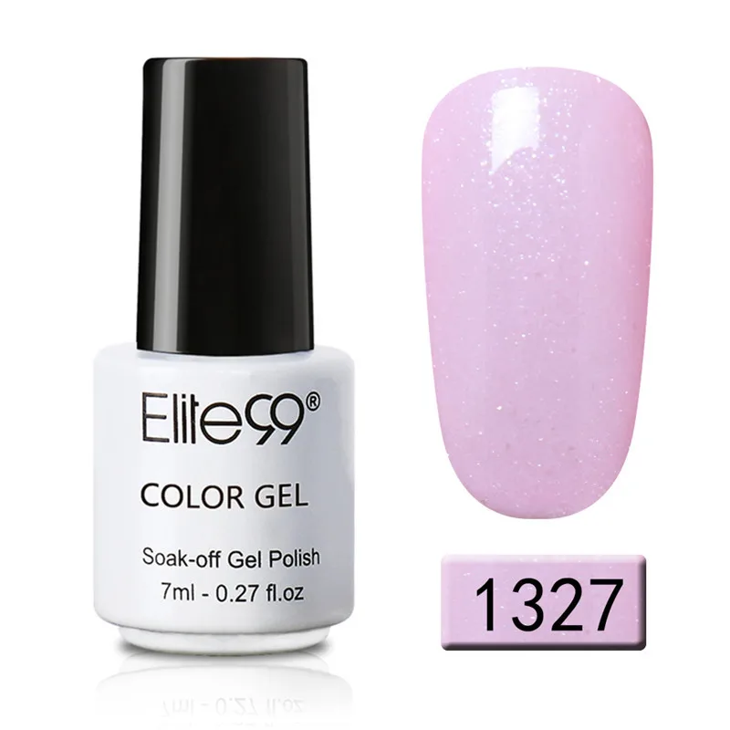 Elite99 7 мл Гель-лак для ногтей 58 цветов УФ-лак для Ногтей Стойкий лак для ногтей лучшие гели для дизайна ногтей - Цвет: 1327