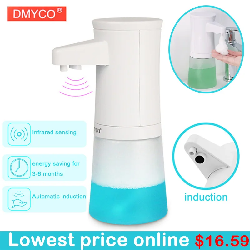 

foam handwash Ecological Brand Auto Induction Foaming Hand Washer Wash Dispenser 0.25s Infrared Induction for Smart Home