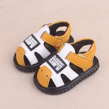 

DHL 50pair Summer Baby boys Letters head sandals kid boy infant toddler sandals 15-19 0-2years