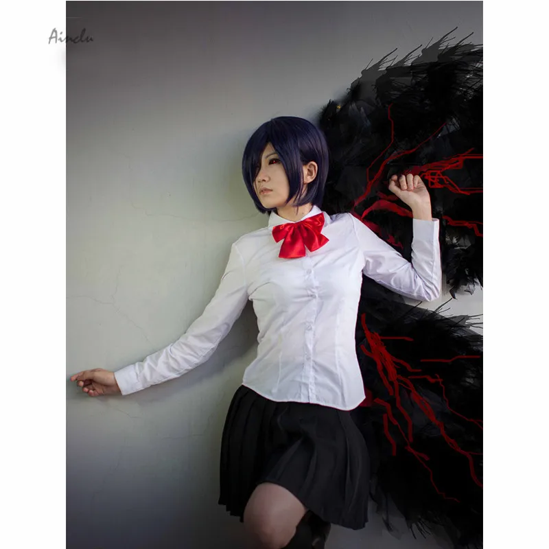 

Ainclu Tokyo Ghoul Kirishima Toka Adult Halloween Cosplay Costume Summer School Uniform Customize Size