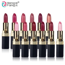 12 шт./лот HengFang долговечная шелковистая искушение питательная помада Красота бархат помада Макияж 3,5 г# H9291