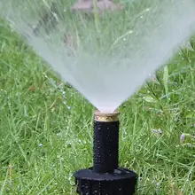 Rociador automático retráctil para regar el césped y el jardín, aspersor de agua ajustable de 90/180/360 grados