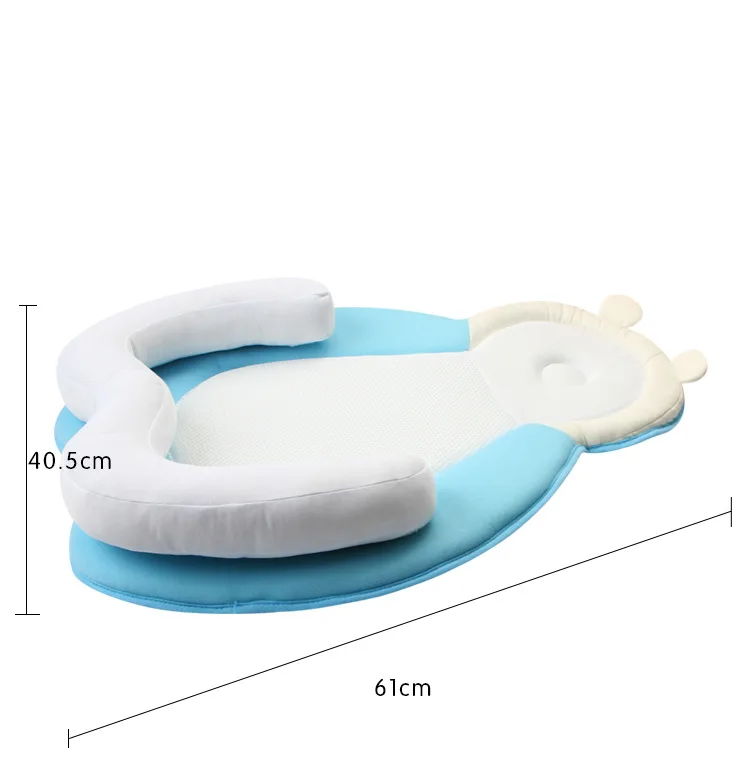 Матрац для новорожденных, Подушка для сна, подушка для позиционирования, противоскользящая подушка в форме плоской головы