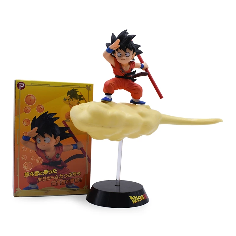 Japan Anime Dragon Ball Z Son Goku Somersault Cloud PVC Action Figure Collectible Model Toy Dragonball Gift for Kids 10CM