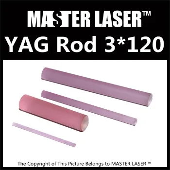 Good Quality Laser Welding Machine 1064nm nd: Yag Rod 3mm Dia 120mm Length nd: Yag Laser Rod
