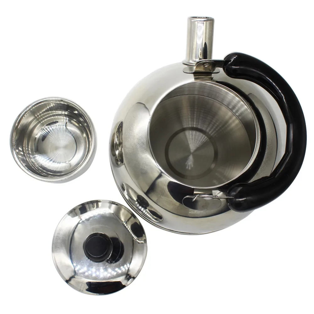 

1L Stainless Steel TeaPot Kettle Cup Teacup Outdoor Leisure Camping Home Kettle Cup Teacup Heat Resistant Kettle Set