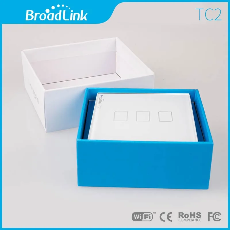 Broadlink TC2 Smart Wi-Fi настенный светильник сенсорный выключатель 1/2/3 сенсорный РФ пульт дистанционного управления "умный дом" настенный сенсорный выключатель работает с Rm Pro