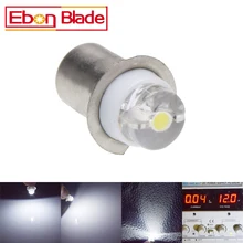 

1Pcs P13.5S PR2 0.5W LED For Focus Flashlight Replacement Bulb Torches Work Light Lamp 150 Lumen Pure White 5V 6V 12V 18V 24V DC