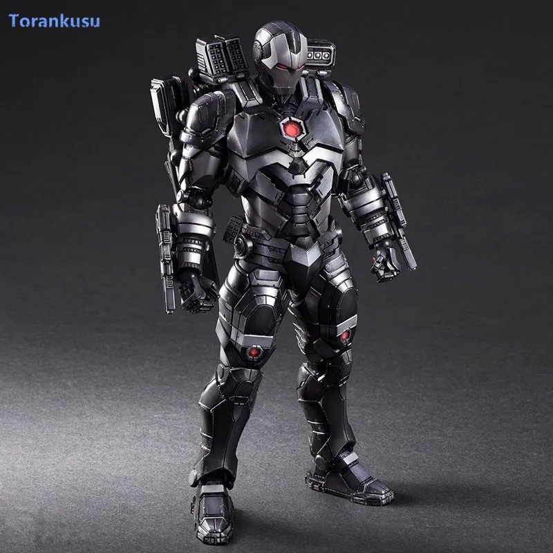 Us 3568 28 Offironman War Machine Action Figure Play Arts Kai Iron Man Pvc Toy 26cm Iron Man Patriot Tony Stark Hulkbuster Model Doll Pa45 In