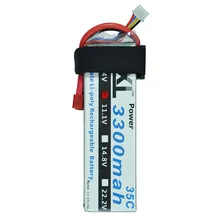 XXL RC Lipo Battery 3300mAh 11.1V 3S 35C MAX 70C Li-Po Battery for Quadcopter Airplane DJI Drone RC Helicopter