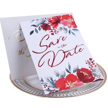 Европейское приглашение, персонализированные пользовательские корейские свадебные приглашения, свадебные юбилейные поздравительные открытки, приглашение на вечеринку дня рождения