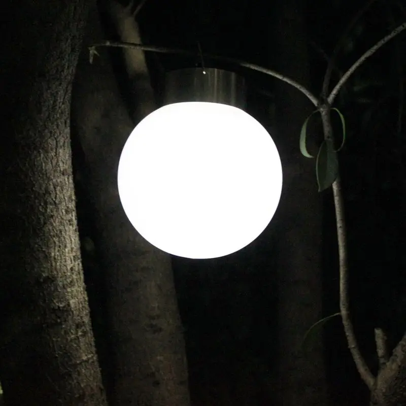 

Solar Lamp IP65 Waterproof LED Stainless Steel + ABS Solar Spherical Street Lamp Villa Garden Emergency Lighting Garden Lights