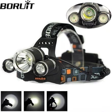 High Power 6000Lumen 3 LED XML T6 LED Headlamp Healight Head Lamp Light Torch for Camping Hunting