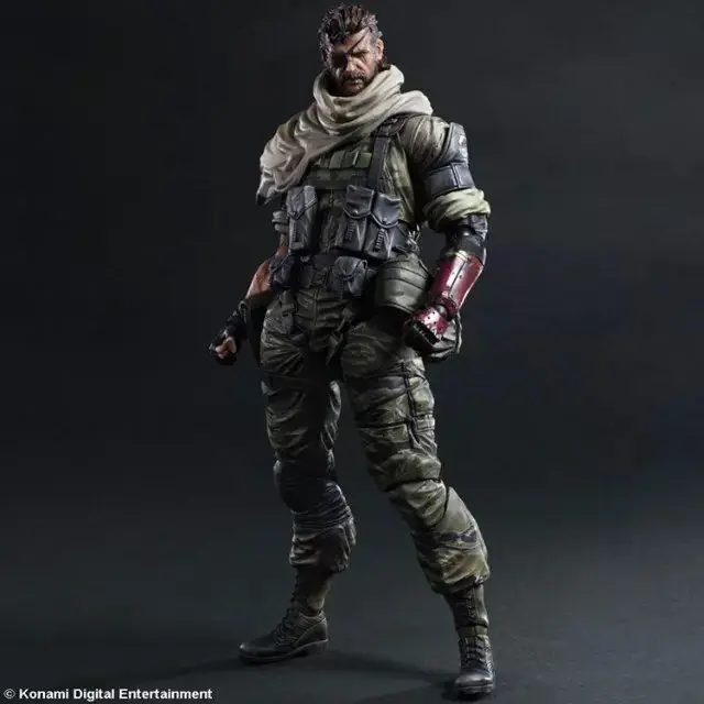 PLAY ARTS 33 см Металл шестерни Твердые V змея фигурка модель игрушки