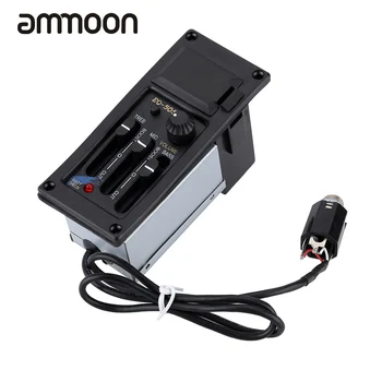 

3-Band Acoustic Guitar Tone and Volume Amplifier EQ Equalizer Preamp Piezo Pickup Tuner High Quality Guitar Parts & Accessories