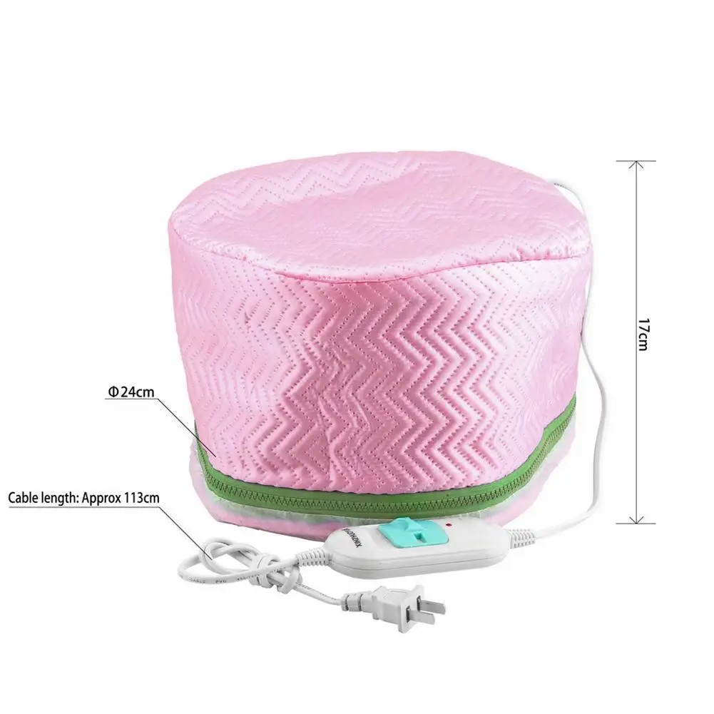 1 шт., фен для волос, электрическая нагревательная Крышка для волос, шапка для термического лечения, красота, спа, Питательный Уход за волосами, США, ЕС, вилка