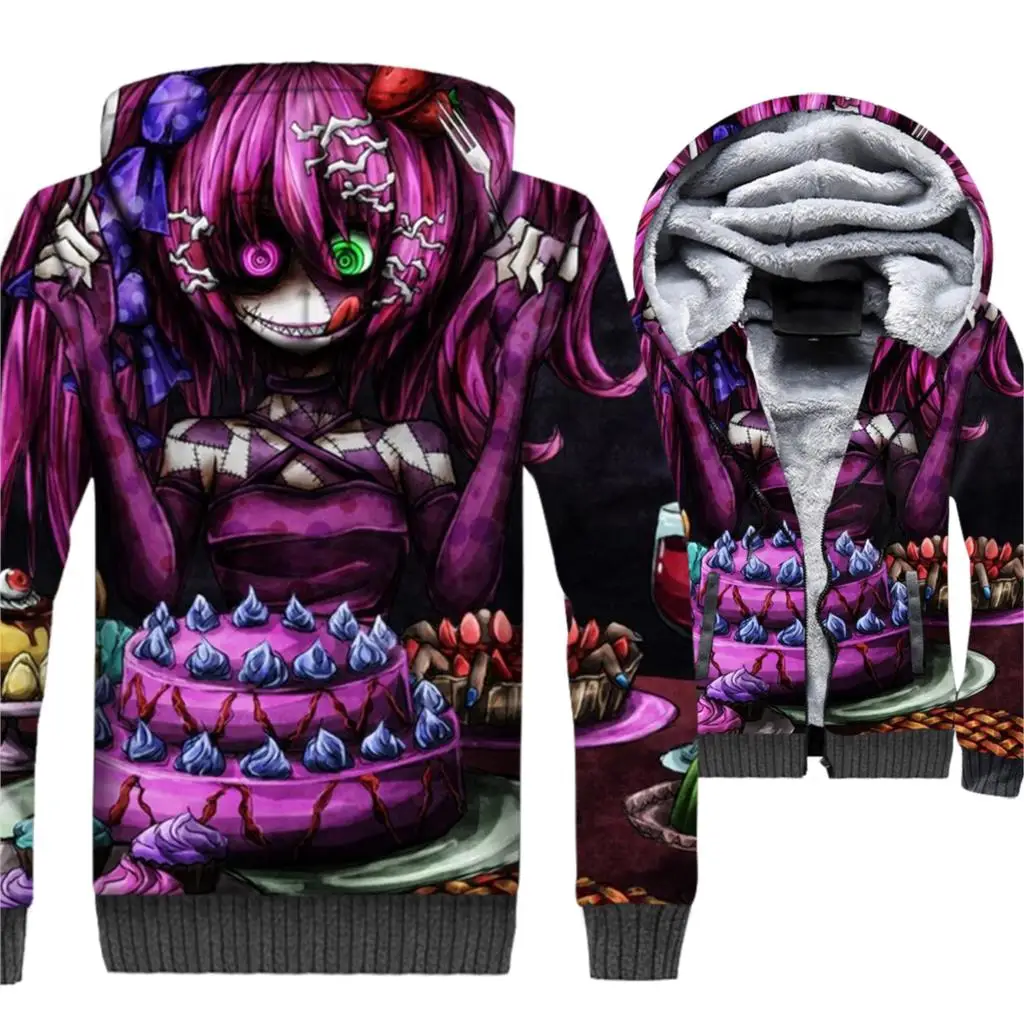 Veste Polaire Imprimer Sweetwear Jq3 lwq Capuche Manteau Drôle Épais Butin 683 jq3 Halloween jq3 Hallowmas Hiver 681 Sweat Chaud Hommes lwq Parodie 3d Heureux lwq 689 À hQCtrsodxB