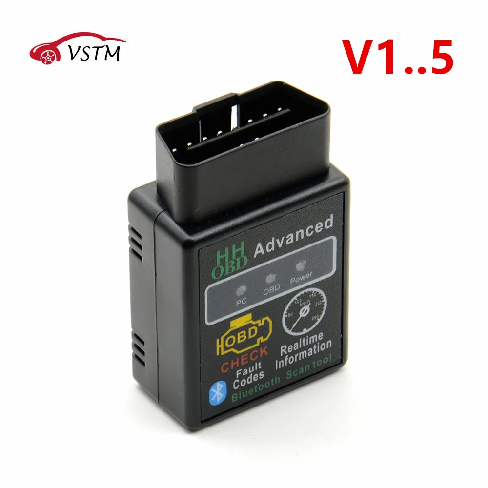 Чип HHOBD 25K80 версия 1 5 ELM327 HH OBD Расширенный OBDII OBD2 bluetooth адаптер мини ELM 327