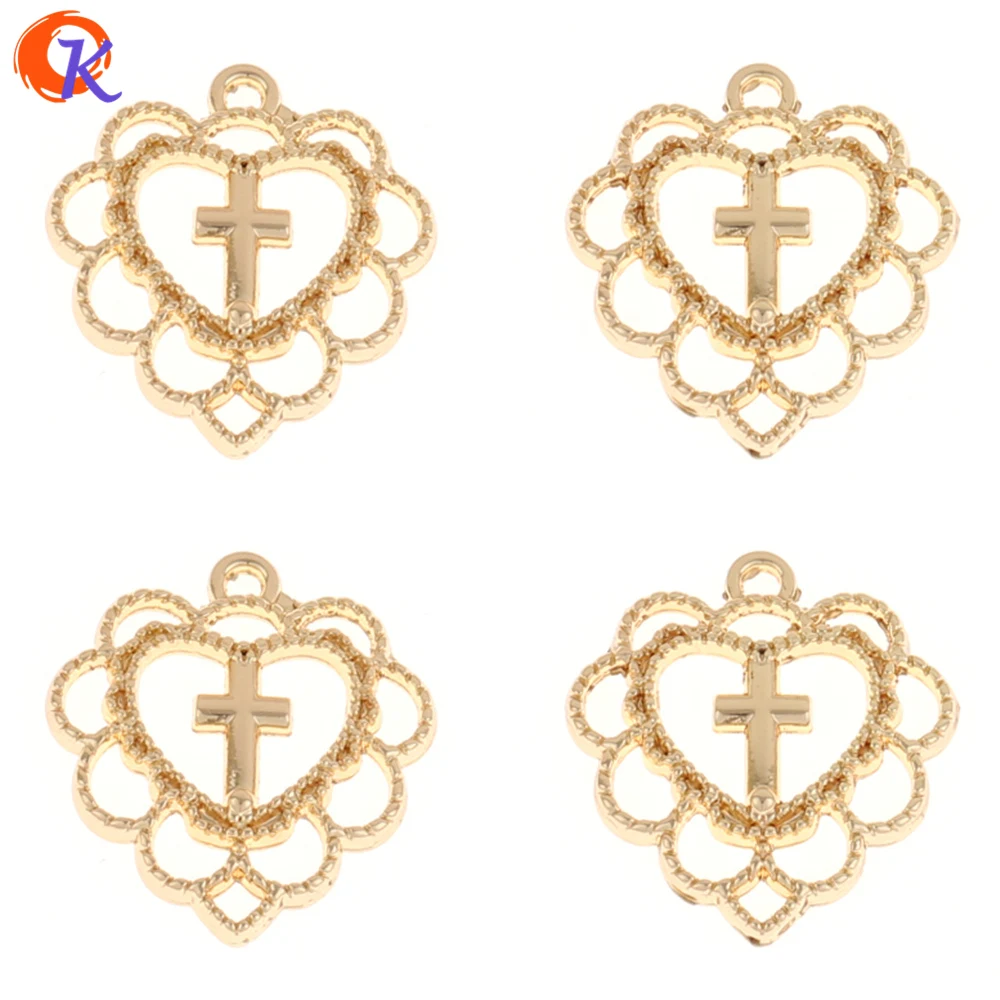 

Cordial Design 100Pcs 20*22MM Jewelry Accessories/Earring Parts/Heart Shape With Cross/Zinc Alloy/Hand Made/Earring Findings