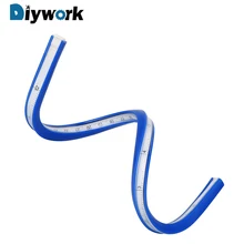 DIYWORK 30 см чертёжная линейка для рисования одежды художественные картины с комиксами виниловая Пластиковая Гибкая мягкая линейка