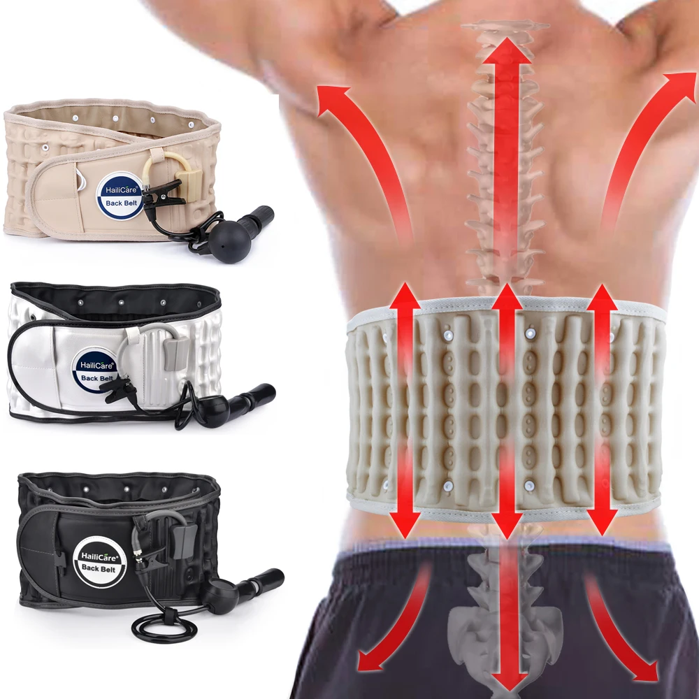Back Decompression Belt Lumbar Posture Corrector Spinal Air Traction Protector Waist Brace Support Pain Relieve Massager Belts
Back Decompression Belt Lumbar Posture Corrector Spinal Air Traction Protector Waist Brace Support Pain Relieve Massager Belts