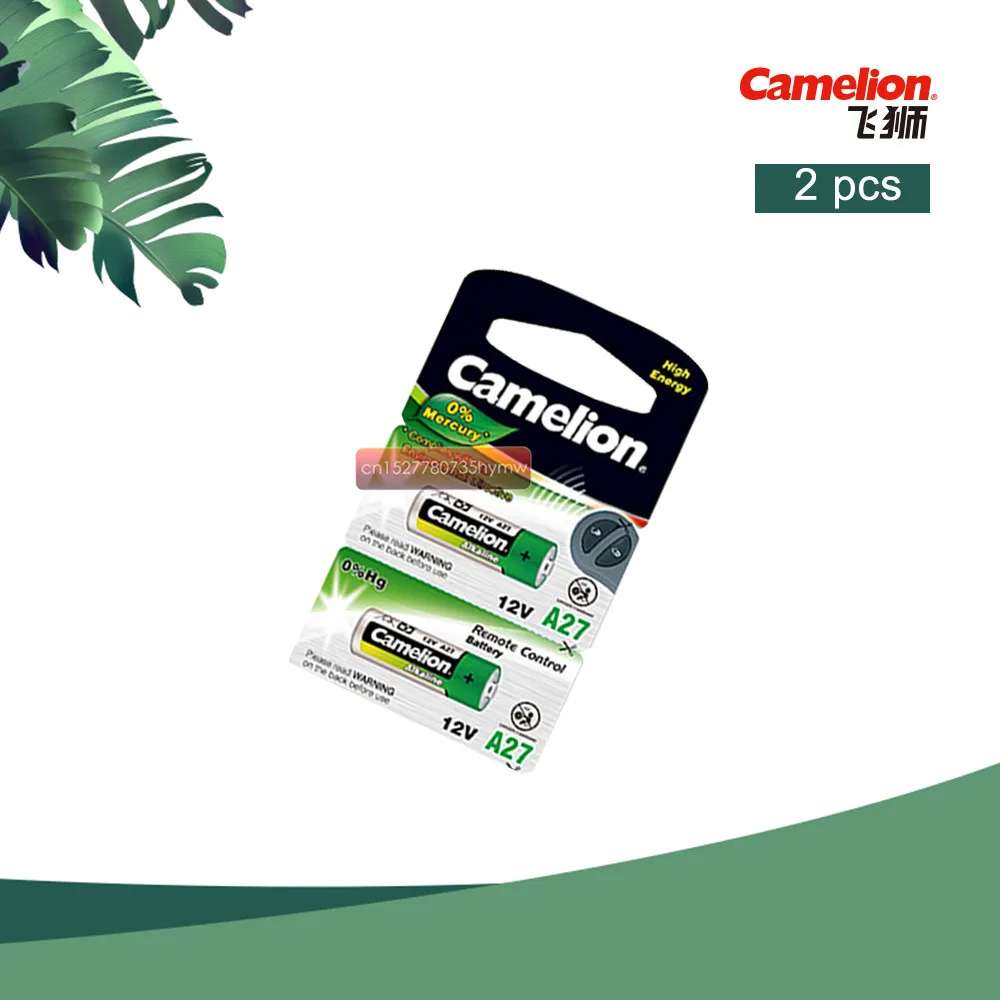 

2pcs Camelion 12V 27A MN27 27A L828 A27 Super Alkaline battery For Doorbell Remote Control Flashlight Etc