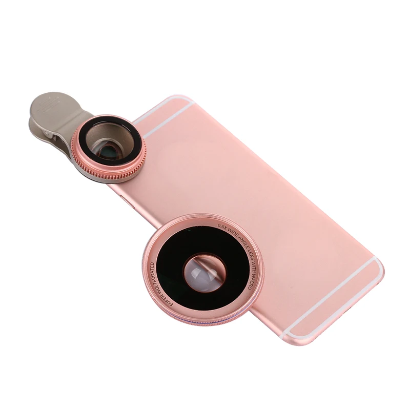 

YLD HD Lentes Mobile Phone lens 0.6X Wide Angle Lens Cellphone Macro Optical Lenses for iPhone 7 6s Plus Huawei Samsung A5 Asus