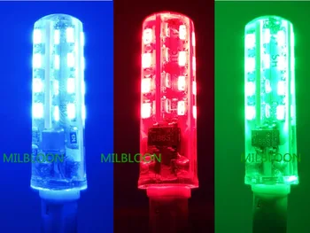 

220v led G4 blue silicone bulb led 220v G4 red crystal bulb G4 led 220v chandelier bulb colors g4 led green 220v silicone colors