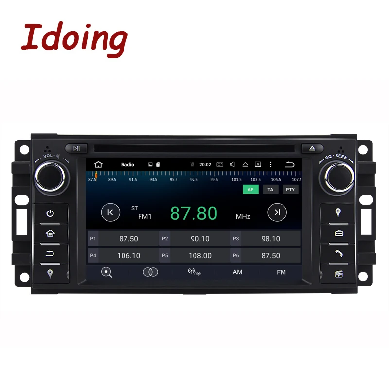 

Idoing6.2"Android7.1 1Din Steering Wheel Multimedia Video Player Touch Screen For Chrysler Jeep Car GPS Navigation 2G+16G 4Core