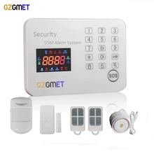 GZGMET 120 зон домашняя беспроводная сигнализация электронная система безопасности для дома авто Gsm сигнализация лучшая домашняя система безопасности фабрика