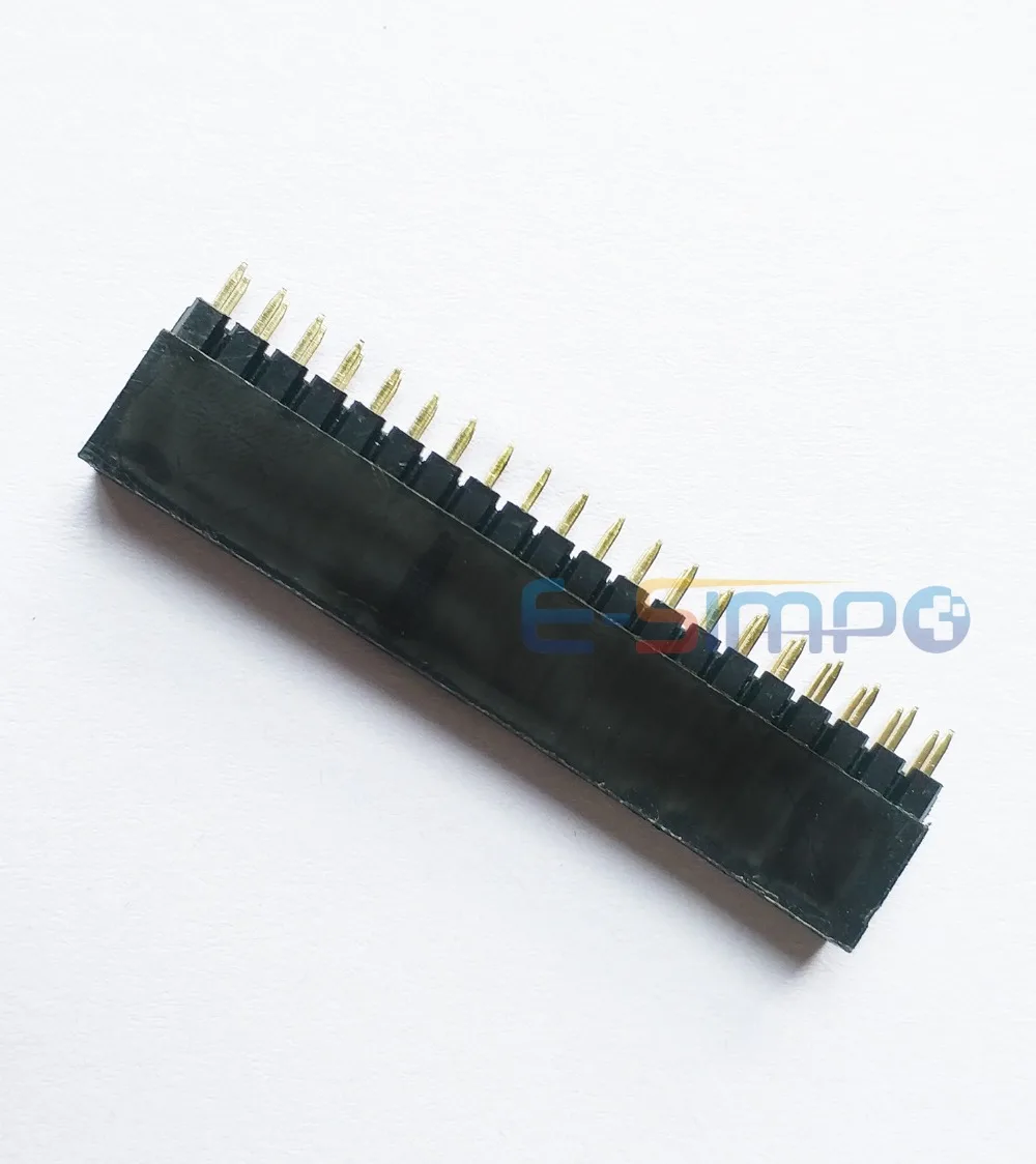 3pcs PC104 2.54mm Dual Row Female Header 2X20P 2X32P Industrial Pin Straight Plastic Height8.5+2.5mm Short 3mm | Обустройство дома