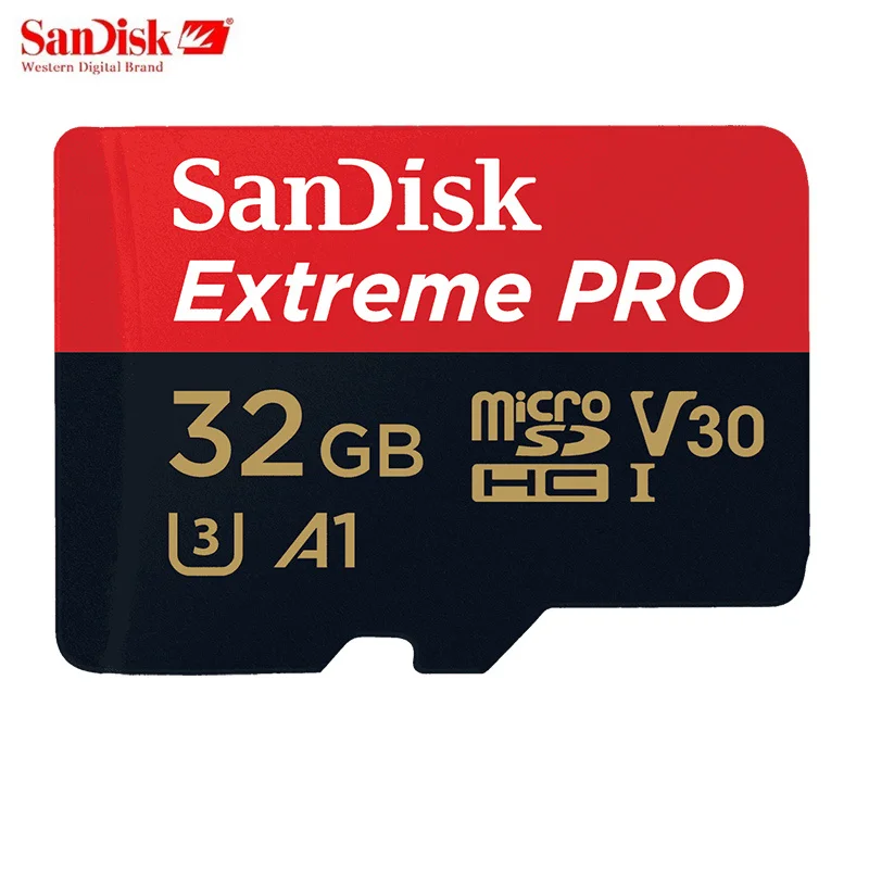 Оригинальная карта памяти SanDisk Extreme PRO 128 Гб 64 ГБ 32 Micro sd U3 V30 UHS 1 флэш память Microsd TF/SD 4K