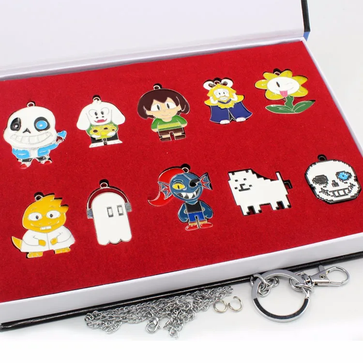 Кулон Undertale Sans ожерелье для косплея брелок ключей аксессуары фигурок
