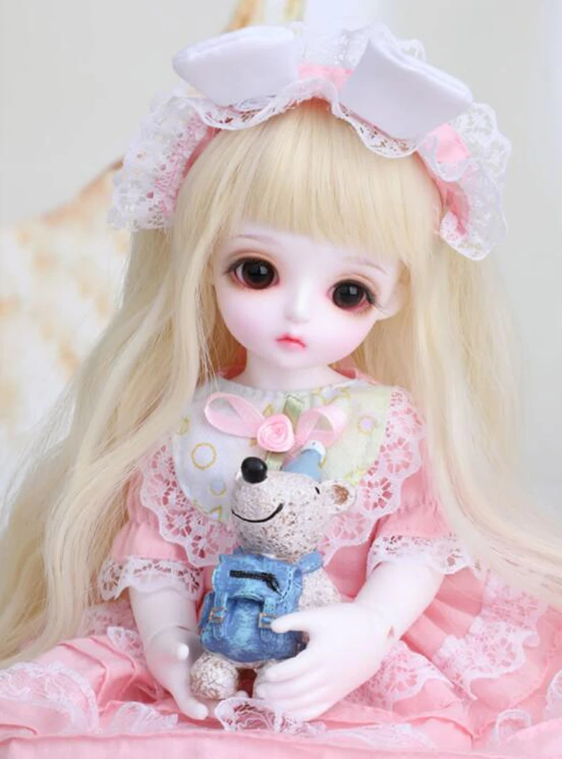 Полный набор 1/6 BJD кукла BJD/SD Lina суставы Кукла Прекрасная резиновая кукла с глазами для маленькой девочки подарок на день рождения год