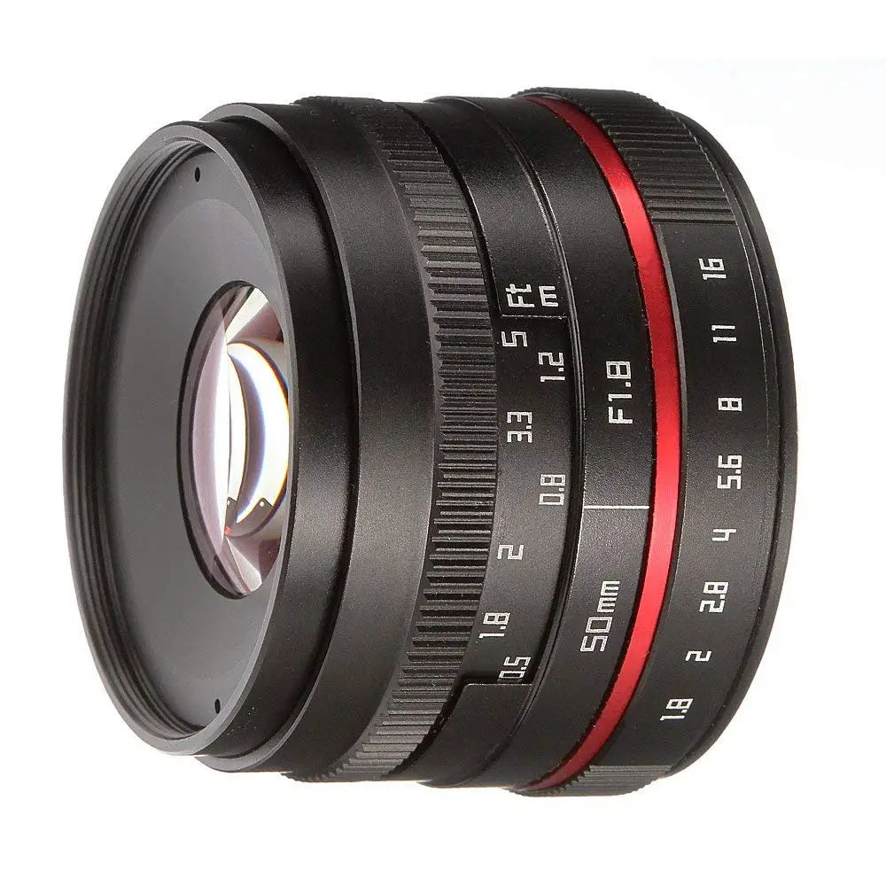 FOTGA 50 мм F/1 8 ручная фокусировка MF Prime объектив для Panasonic Olympus Micro 4/3 крепление MFT GH1 GH2