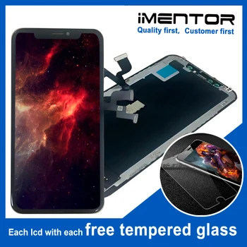 

2pcs AAA+++ TIANMA LCD for iphone X lcd display touch screen with digitizer assembly free tempered glass 2pcs