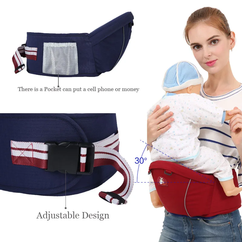 Baby Carrier For Newborn Waist Stool Breathable Multifunction Infant Hipseats Baby Sling Hold Waist Belt Backpack Kids Hip Seat (4)