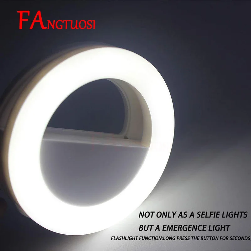 FANGTUOSI селфи кольцо свет портативная вспышка Led камера телефон фотография повышение фотография USB зарядка кольцо свет для iPhone FANGTUOSI селфи кольцо свет портативная вспышка Led камера телефон фотография повышение фотография USB зарядка кольцо свет для iPhone