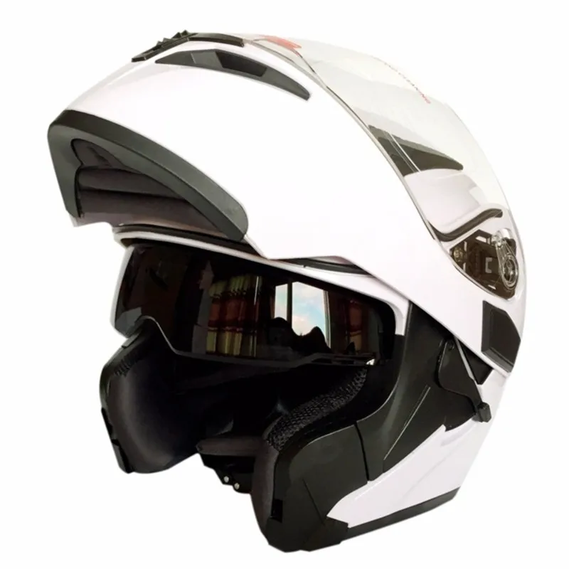 

(1pc&4colors) Newest Flip-Up Modular Helmet Double Lens Motorcycle Full Face Helmets Casco Capacetes Brand Cyclegear 902