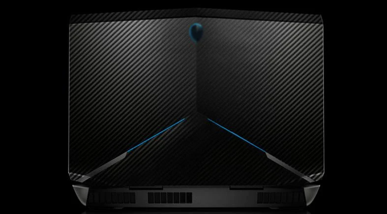 KH ноутбук из углеродного волокна кожа Наклейка кожного покрытия протектор для Alienware 17 R4 ALW17C 17," без Tobii глаз трекер - Цвет: Black Carbon