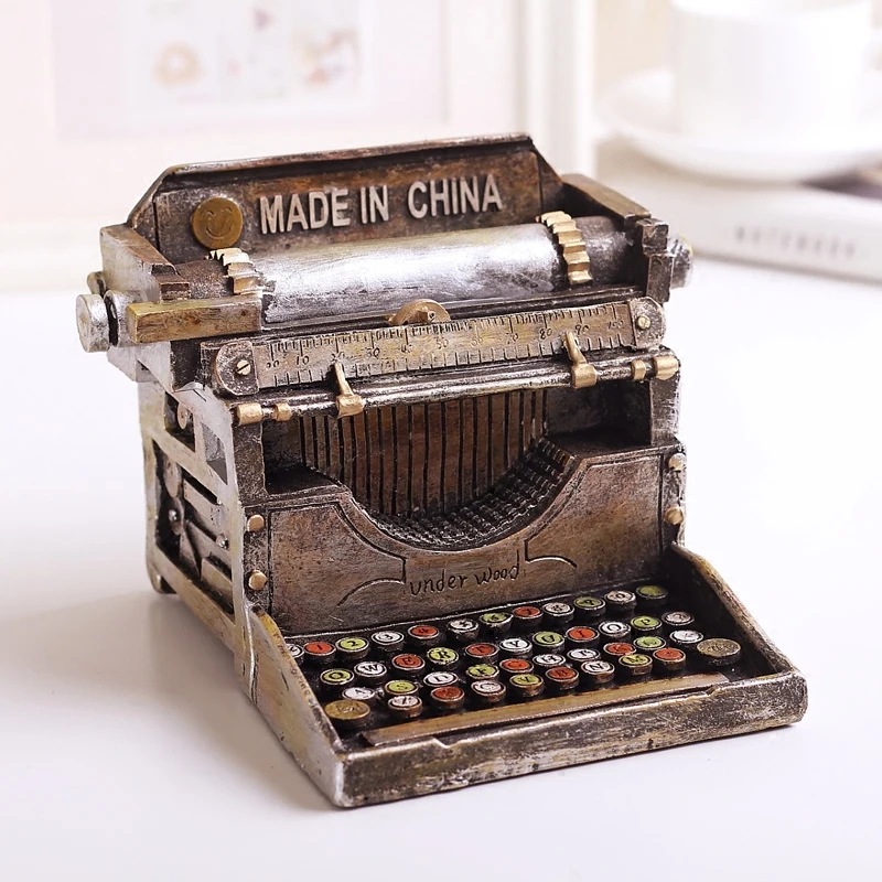 American Style Countryside Creative Antique Imitation Typewriter Model
