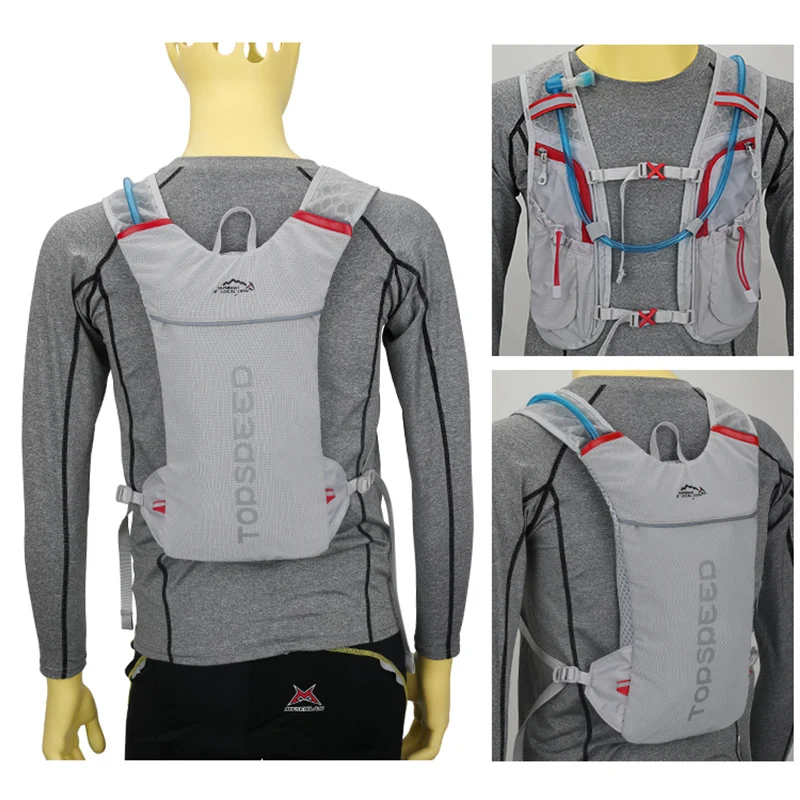 LOCAL LION 5L Running Hydration Backpack, Women Men Jogging Sport Backpack ,Trail Running Marathon Bag 