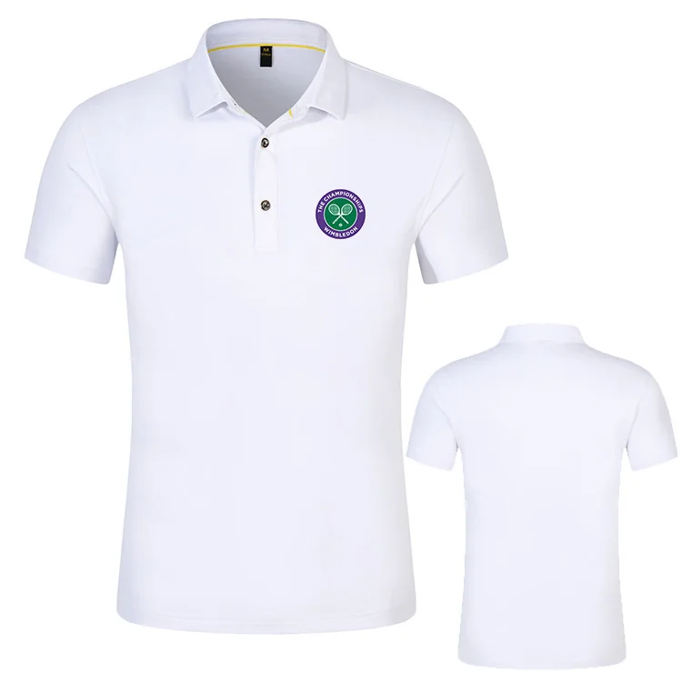 

Wimbledon Championships Federer Nadal Djokovic Simona Halep Andy Murray Brand New Fashion Polo Shirts 2019 Summer Cotton